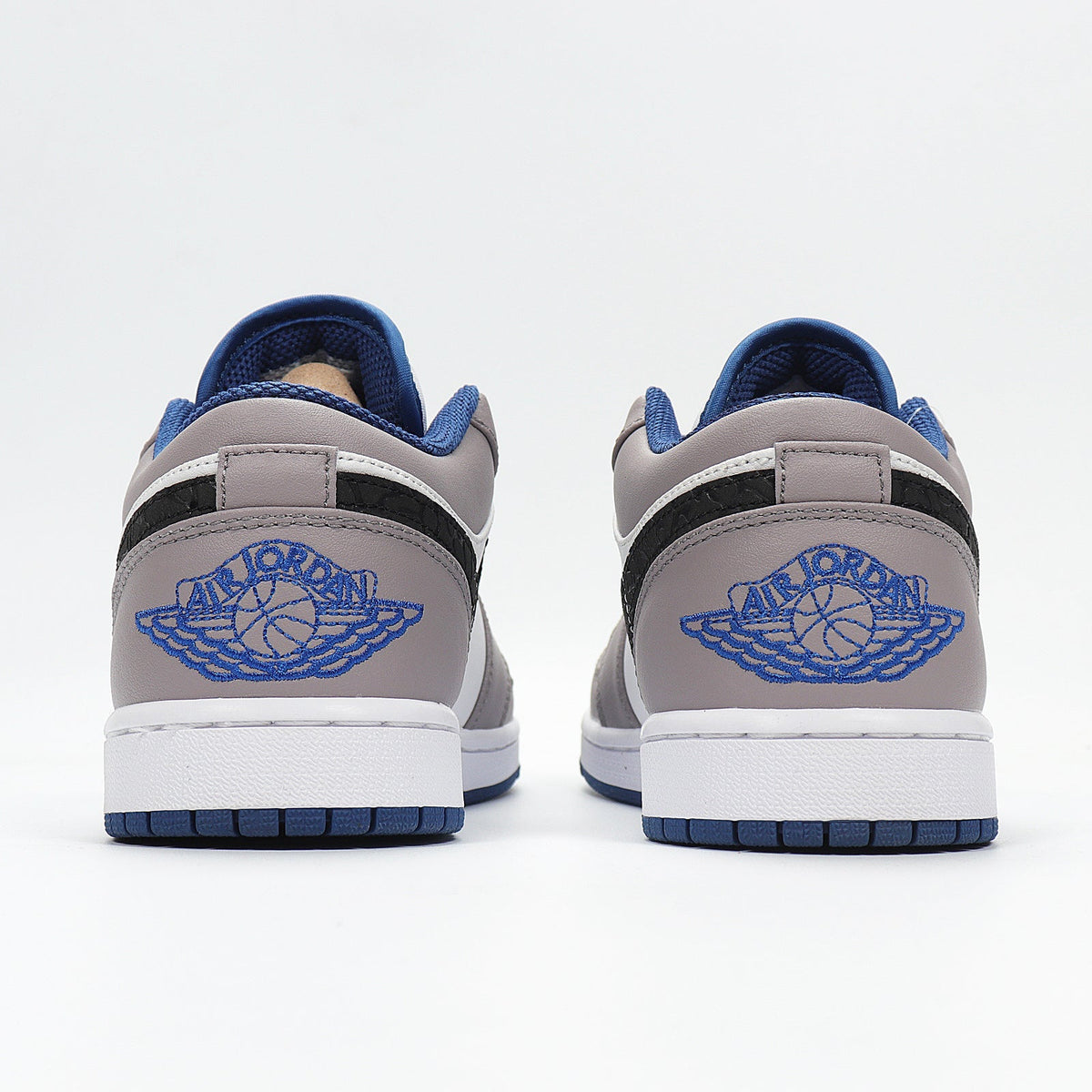 Jordan 1 Low Sneakers White Grey Blue 553558-103