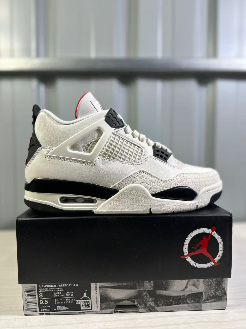 Jordan Air Jordan 4 Retro Flight Club White Black IM4002-100