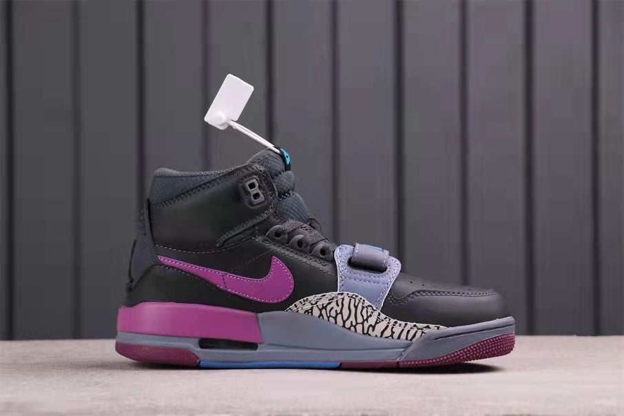 Jordan Legacy 312 Grey Purple Sneakers AV3922-005