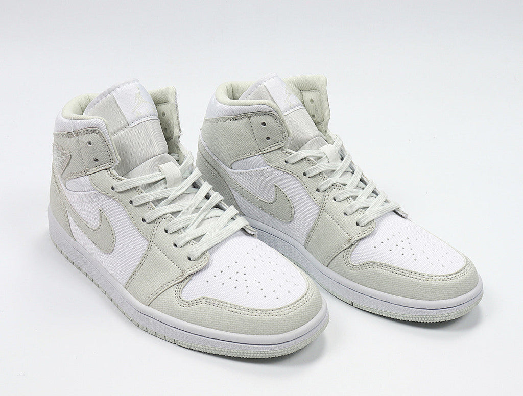 Nike Air Jordan 1 Mid Sneakers White Grey CV5280-103