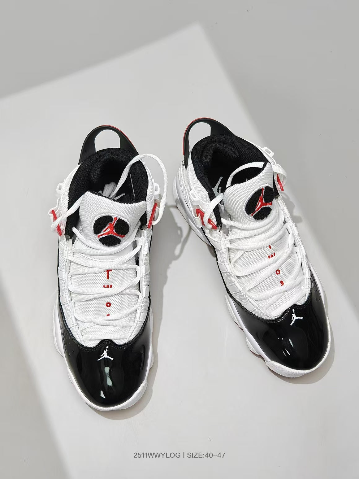 Jordan Air Jordan 6 White Black Red Sneakers