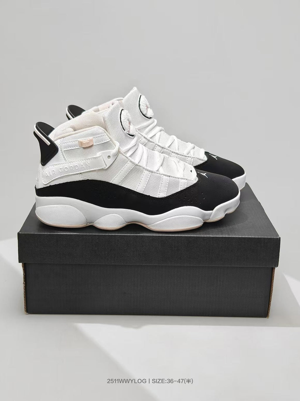 Jordan 8 Sneakers White Black Pink