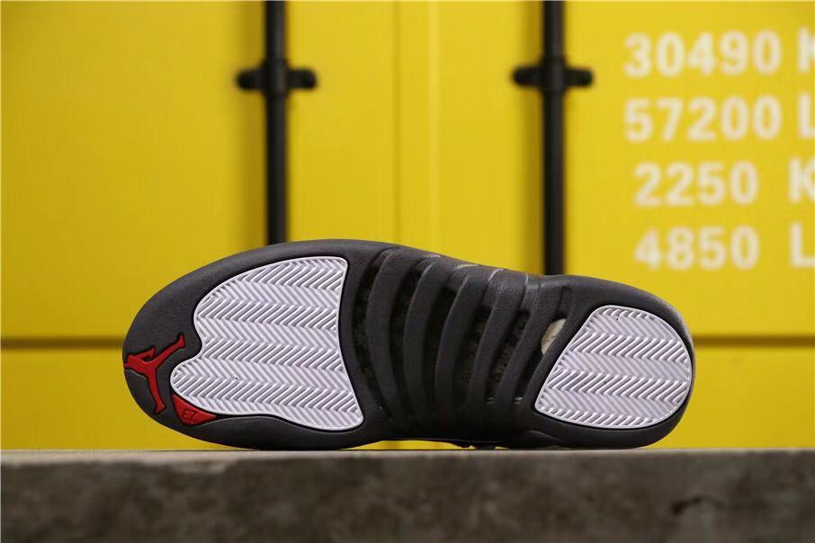 Air Jordan 12 Retro Dark Grey Sneakers White Black
