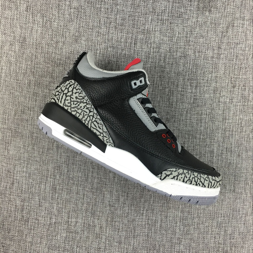 Air Jordan 3 Retro Black Cement Sneakers