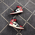 Air Jordan 1 High Black Red Toe Sneakers
