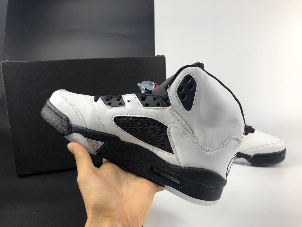 Jordan 5 Retro White Paris High-Top Sneakers