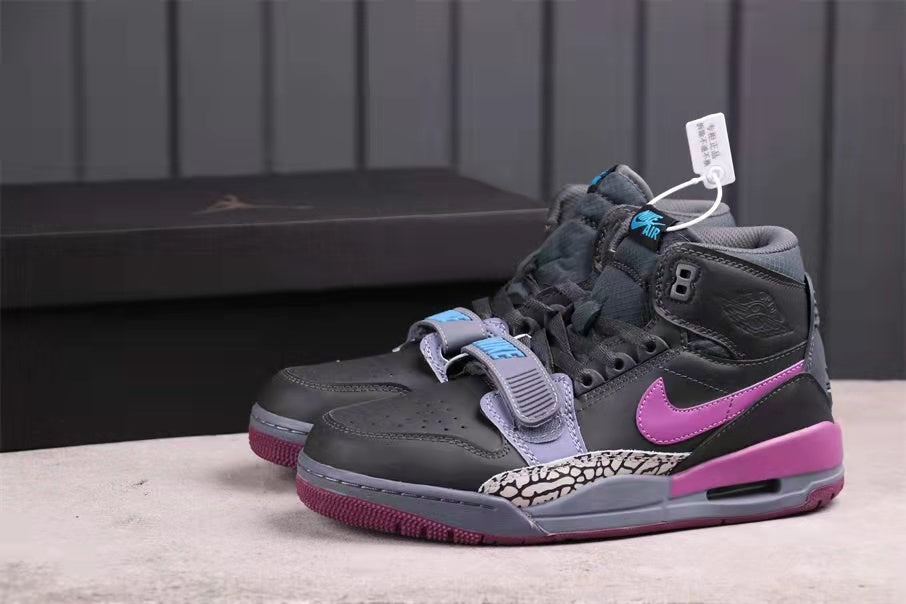 Jordan Legacy 312 Grey Purple Sneakers AV3922-005