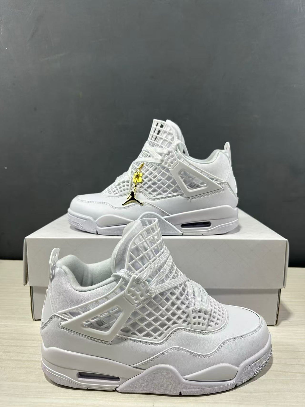 Jordan Air Jordan 4 Net White Sneakers FN7251-107