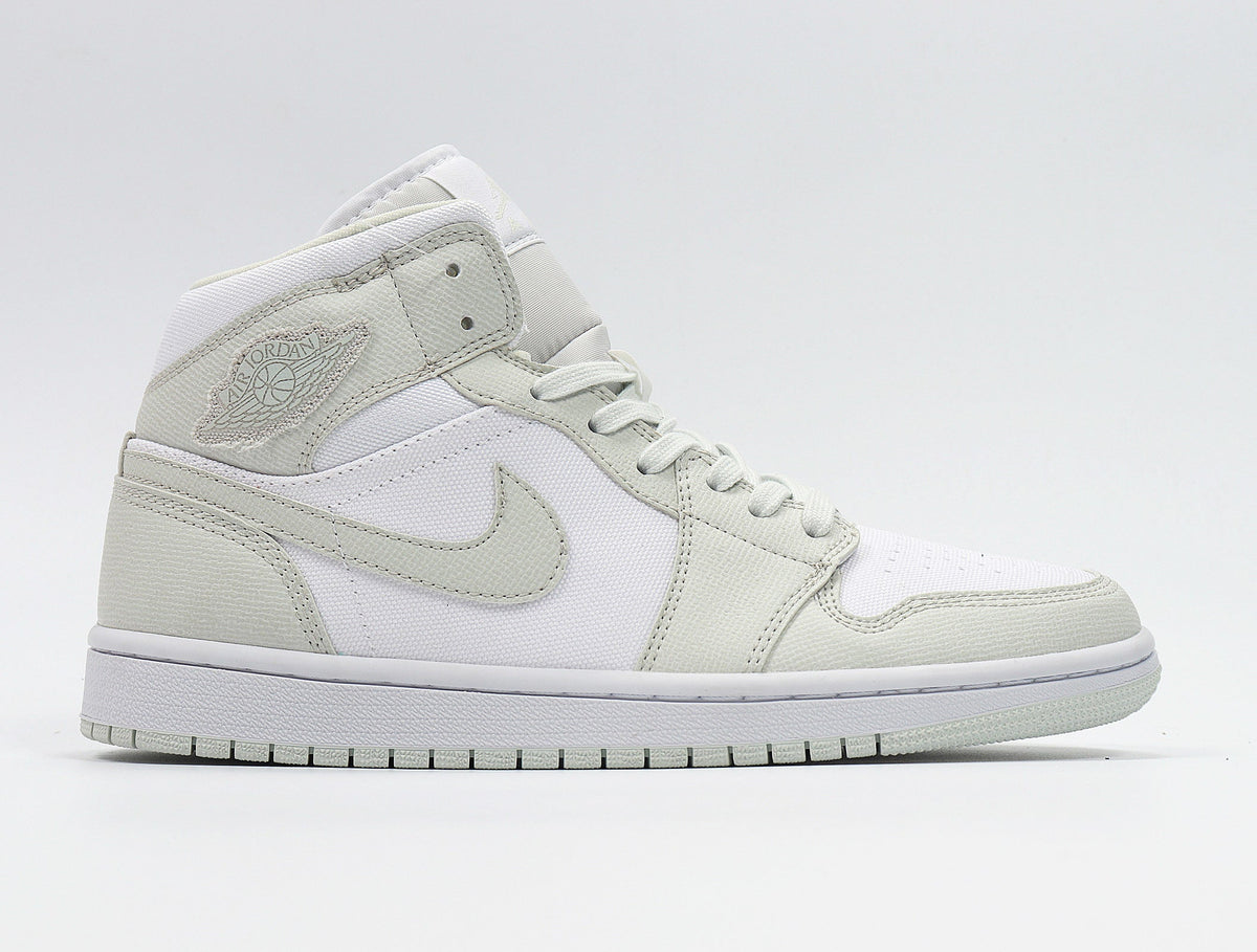 Nike Air Jordan 1 Mid Sneakers White Grey CV5280-103