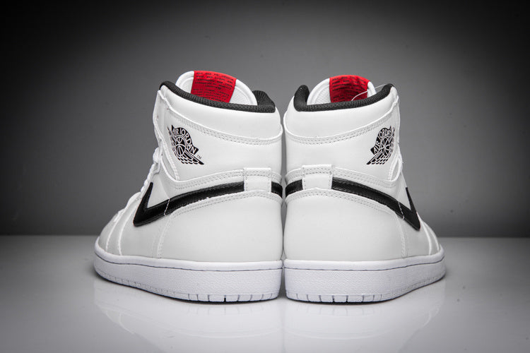 Air Jordan 1 High White and Black Sneakers