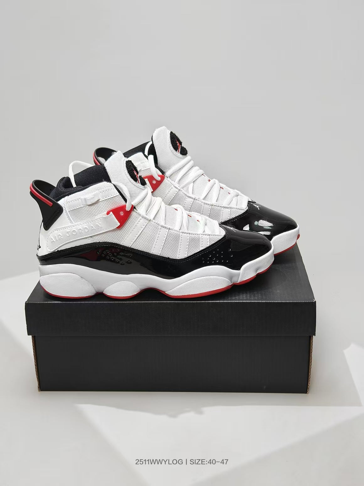 Jordan Air Jordan 6 White Black Red Sneakers