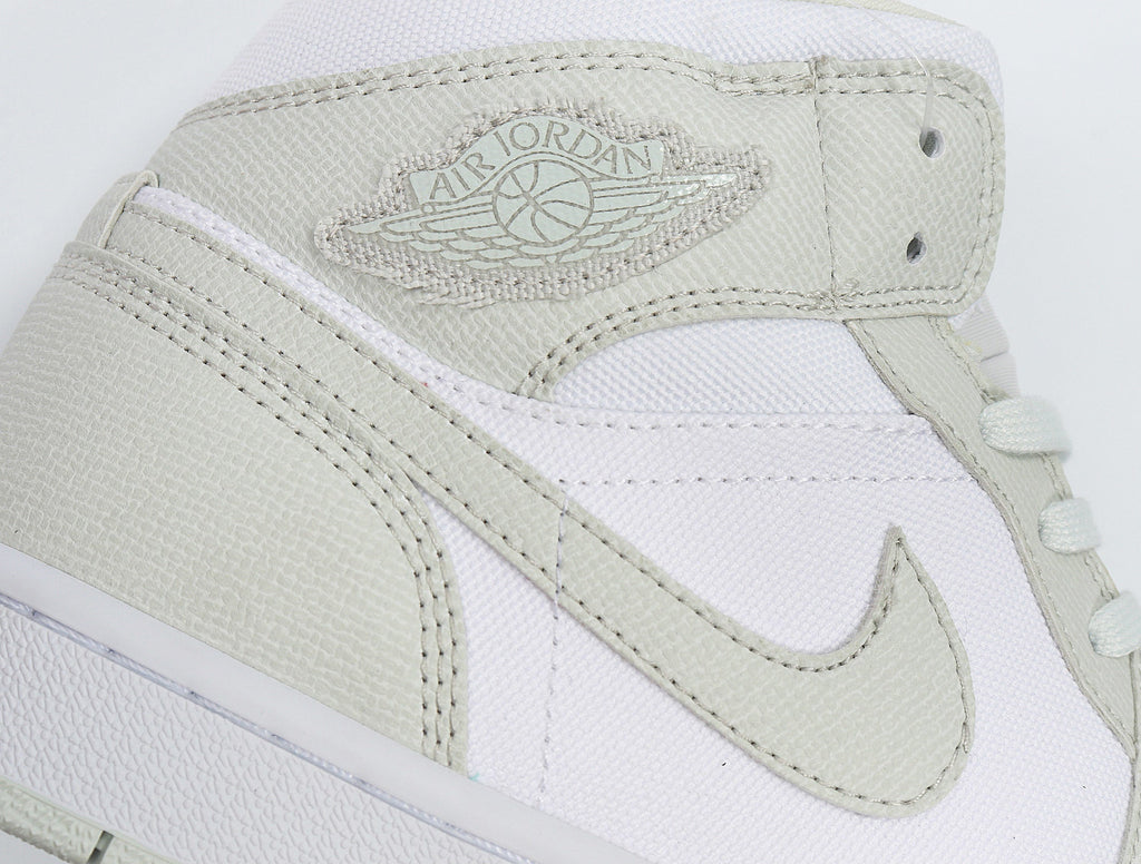 Nike Air Jordan 1 Mid Sneakers White Grey CV5280-103
