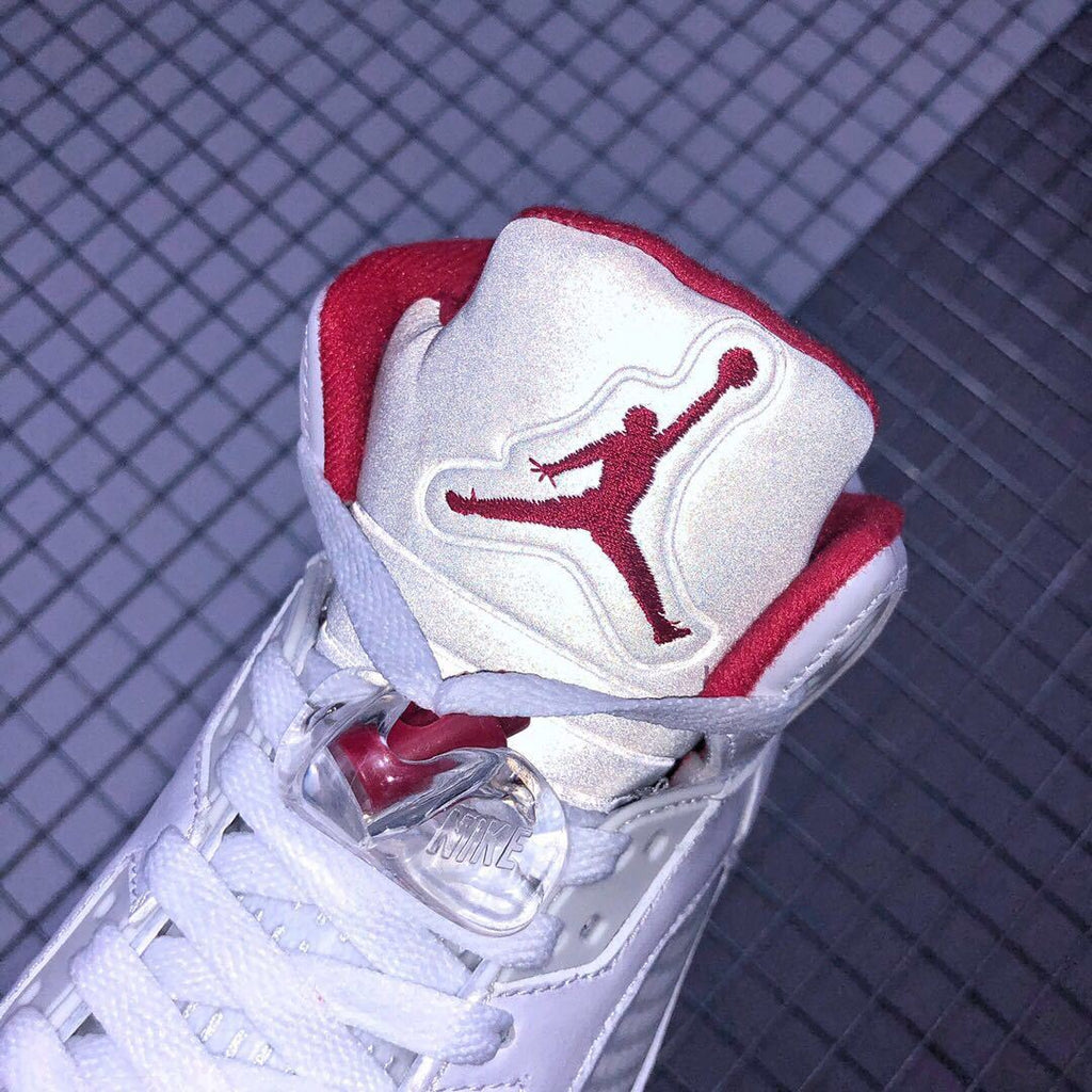 Jordan Air Jordan 5 Fire Red High-Top Sneakers