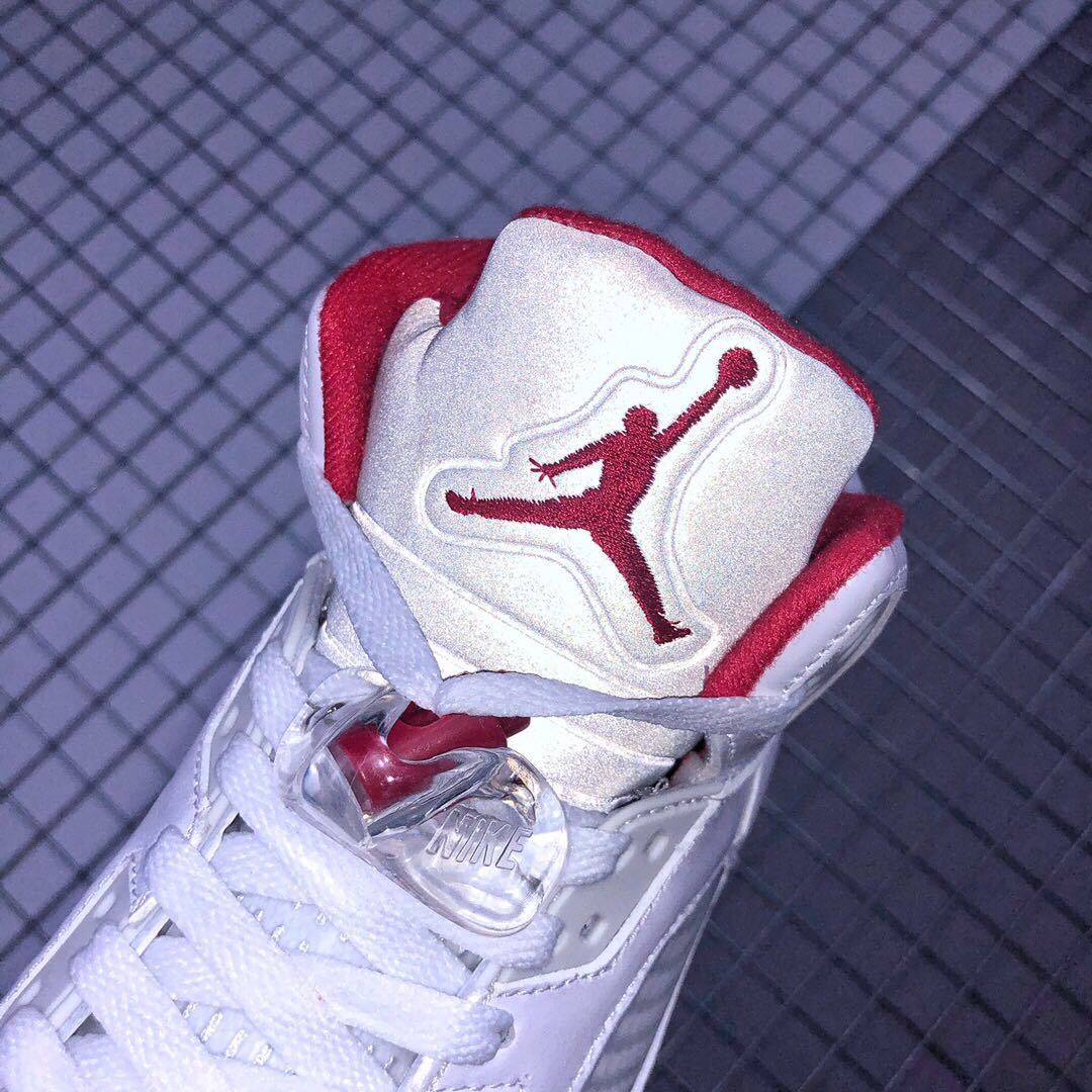 Jordan Air Jordan 5 Fire Red High-Top Sneakers