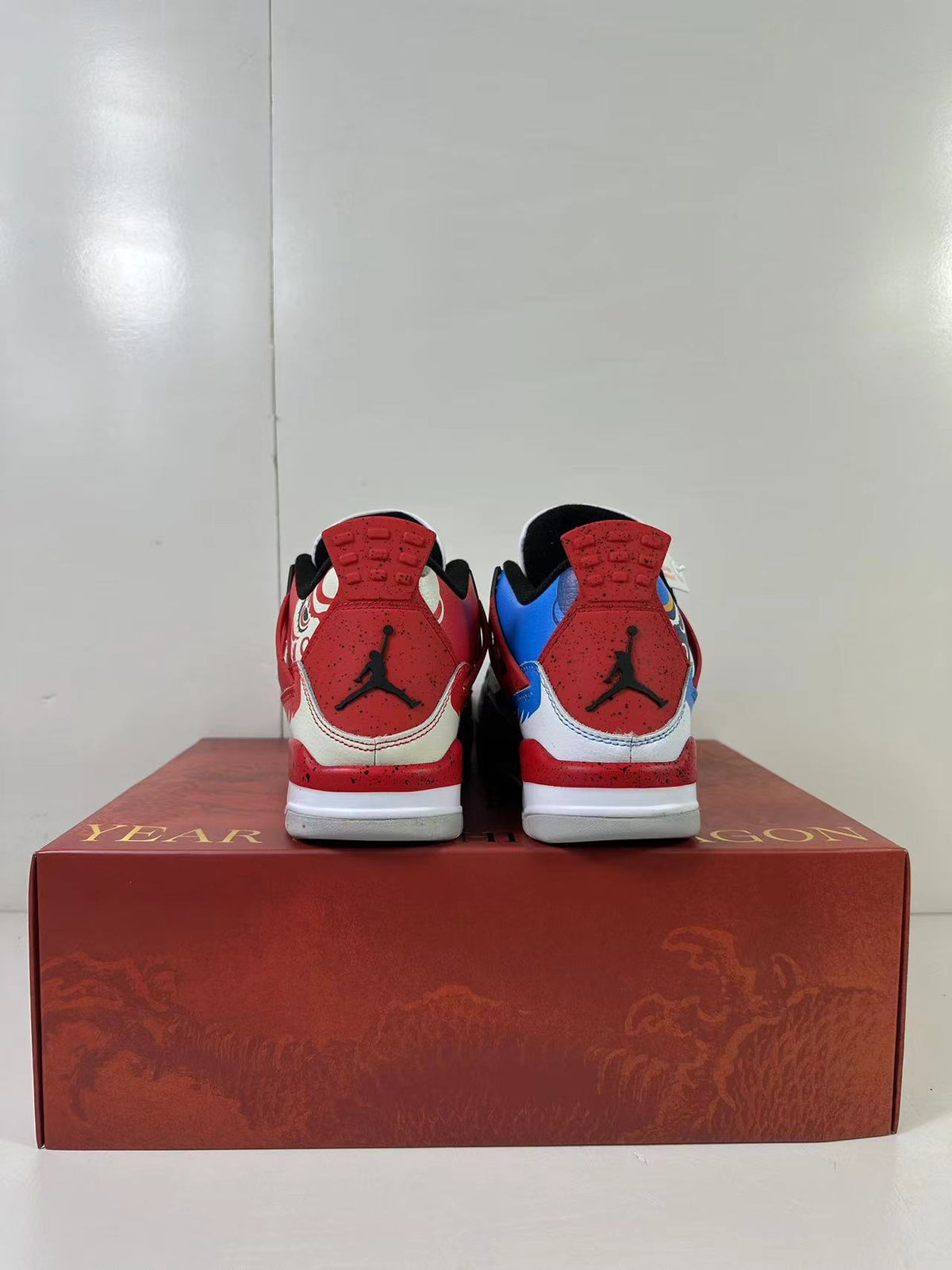 Jordan Air Jordan 4 Chinese New Year Red Blue Sneakers DH6927-161