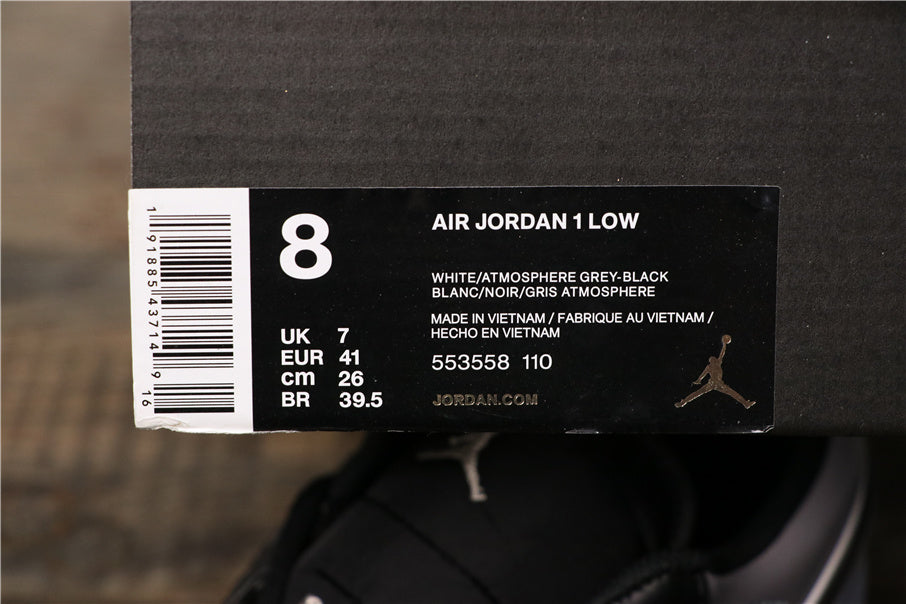 Jordan 1 Low Shadow Grey Sneakers 553558-110