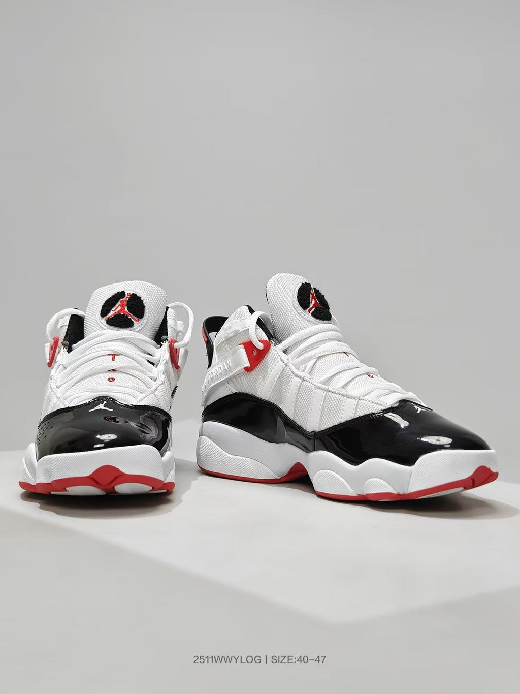 Jordan Air Jordan 6 White Black Red Sneakers