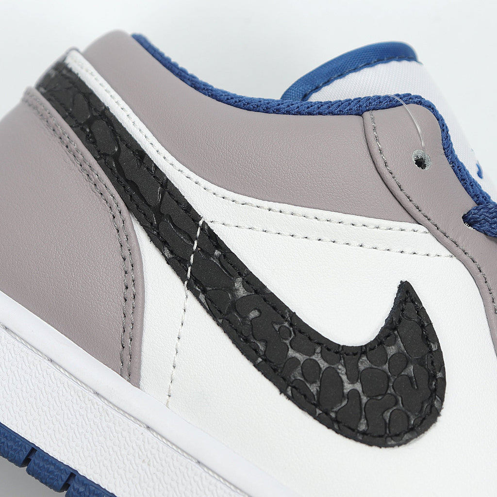 Jordan 1 Low Sneakers White Grey Blue 553558-103