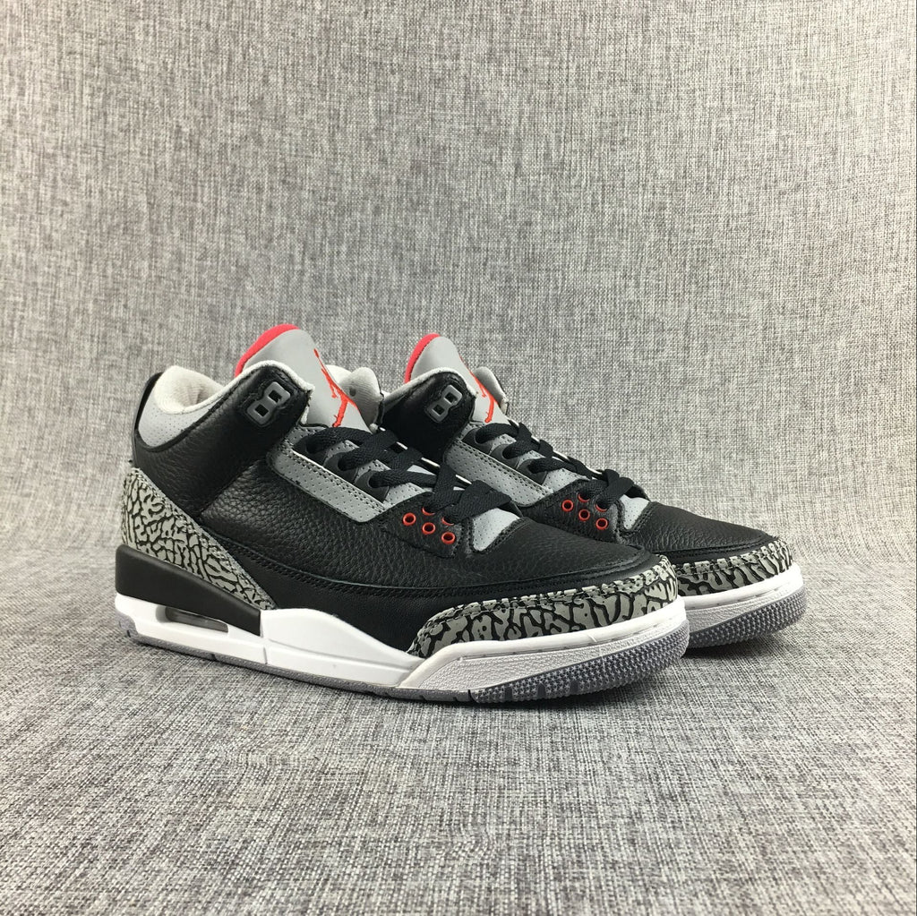 Air Jordan 3 Retro Black Cement Sneakers
