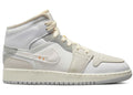Jordan 1 Mid SE Craft Inside Out White Grey (GS)