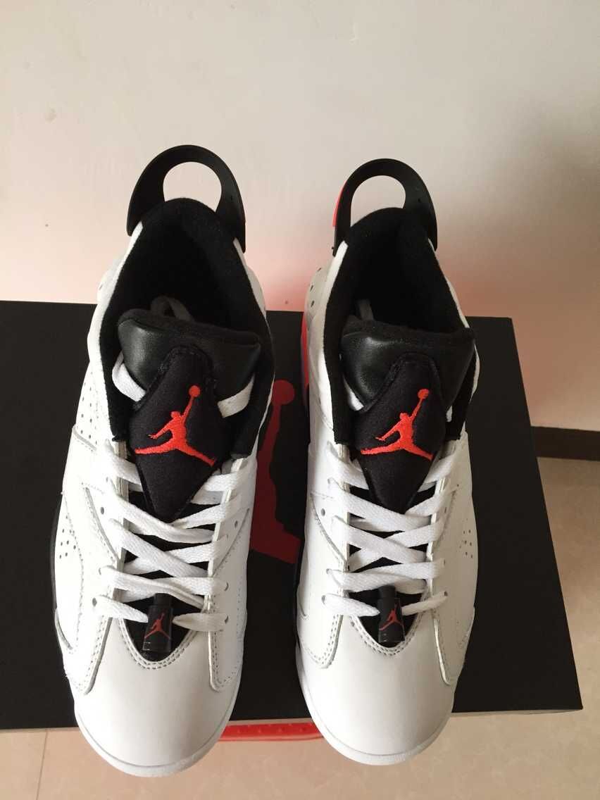 Jordan 6 Low “Maldives” White Black Red Sneakers