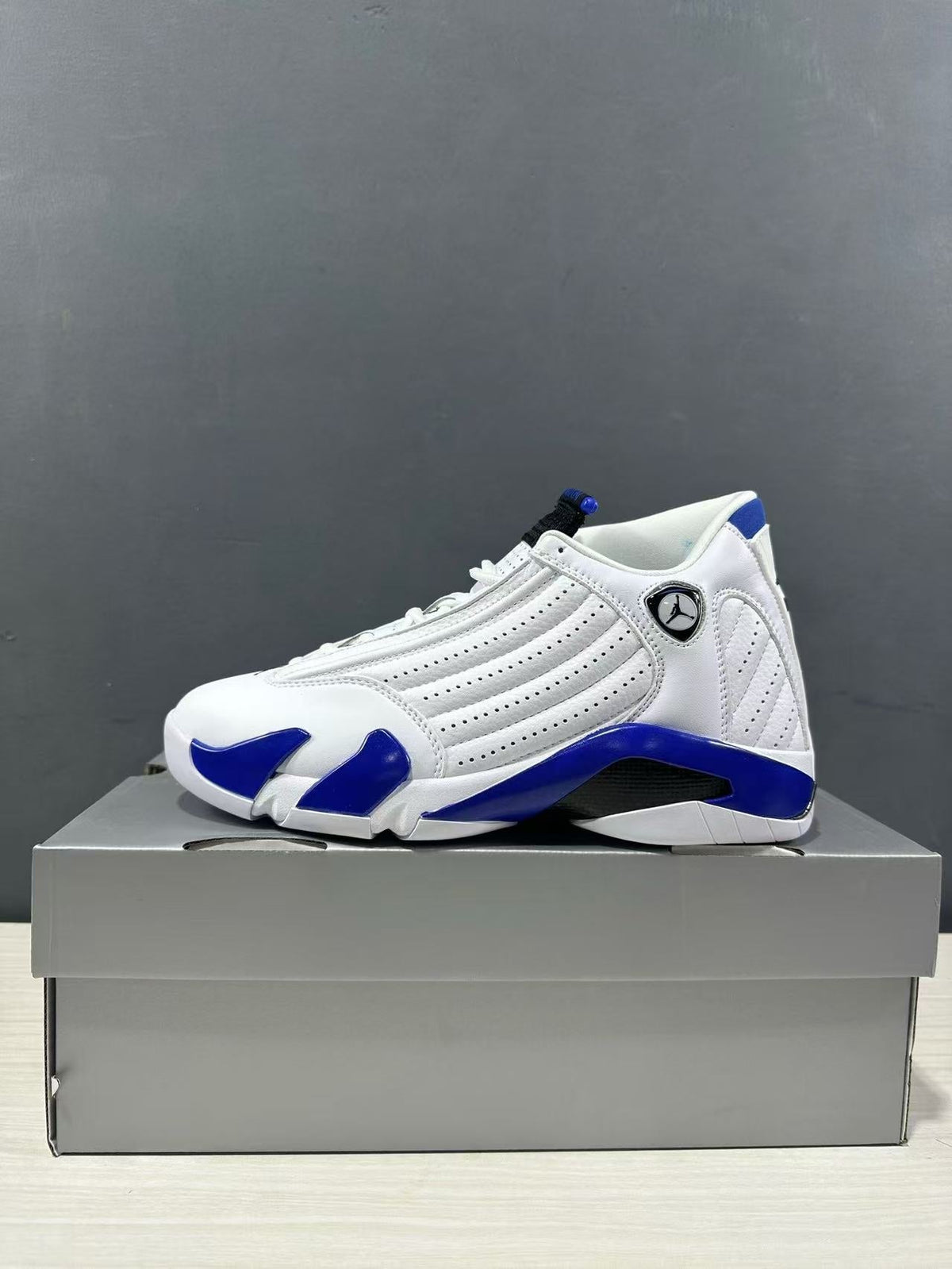 Jordan Air Jordan 14 Hyper Royal White Blue 487471-104