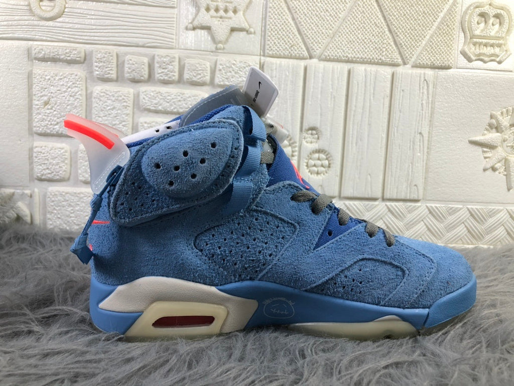 Jordan AJ6 Travis Sky Blue High-Top Sneakers