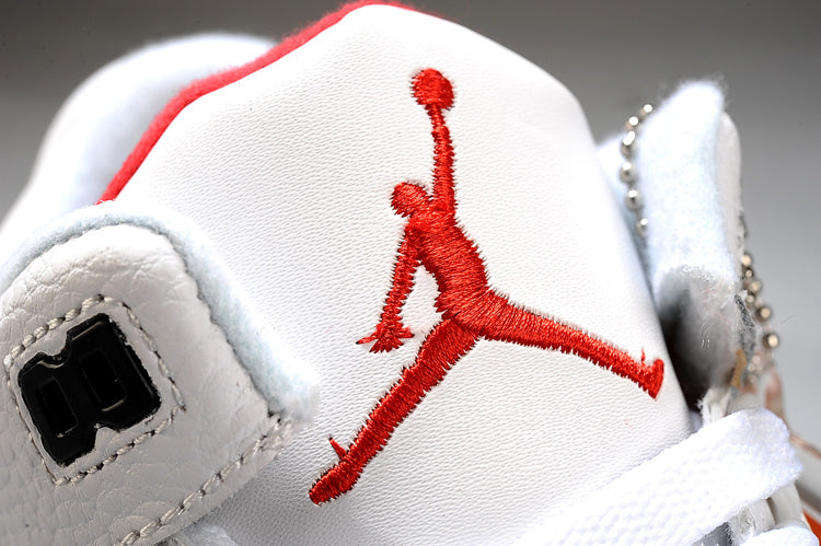 Jordan Air Jordan 3 White Black High-Top Sneakers