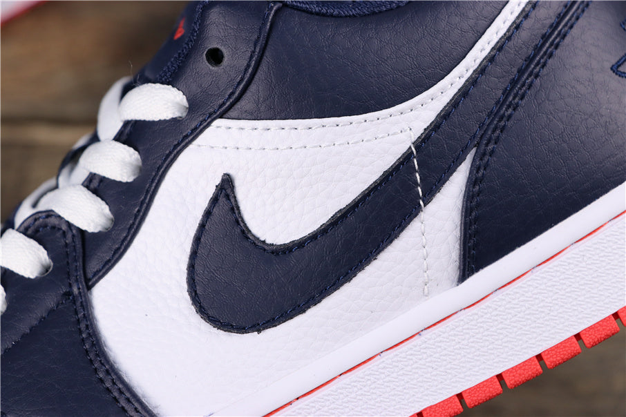 Air Jordan 1 Low Midnight Blue Sneakers 553558-481