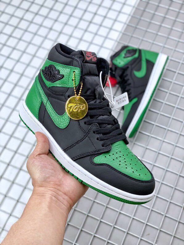 Air Jordan 1 Pine Green High-Top Sneakers