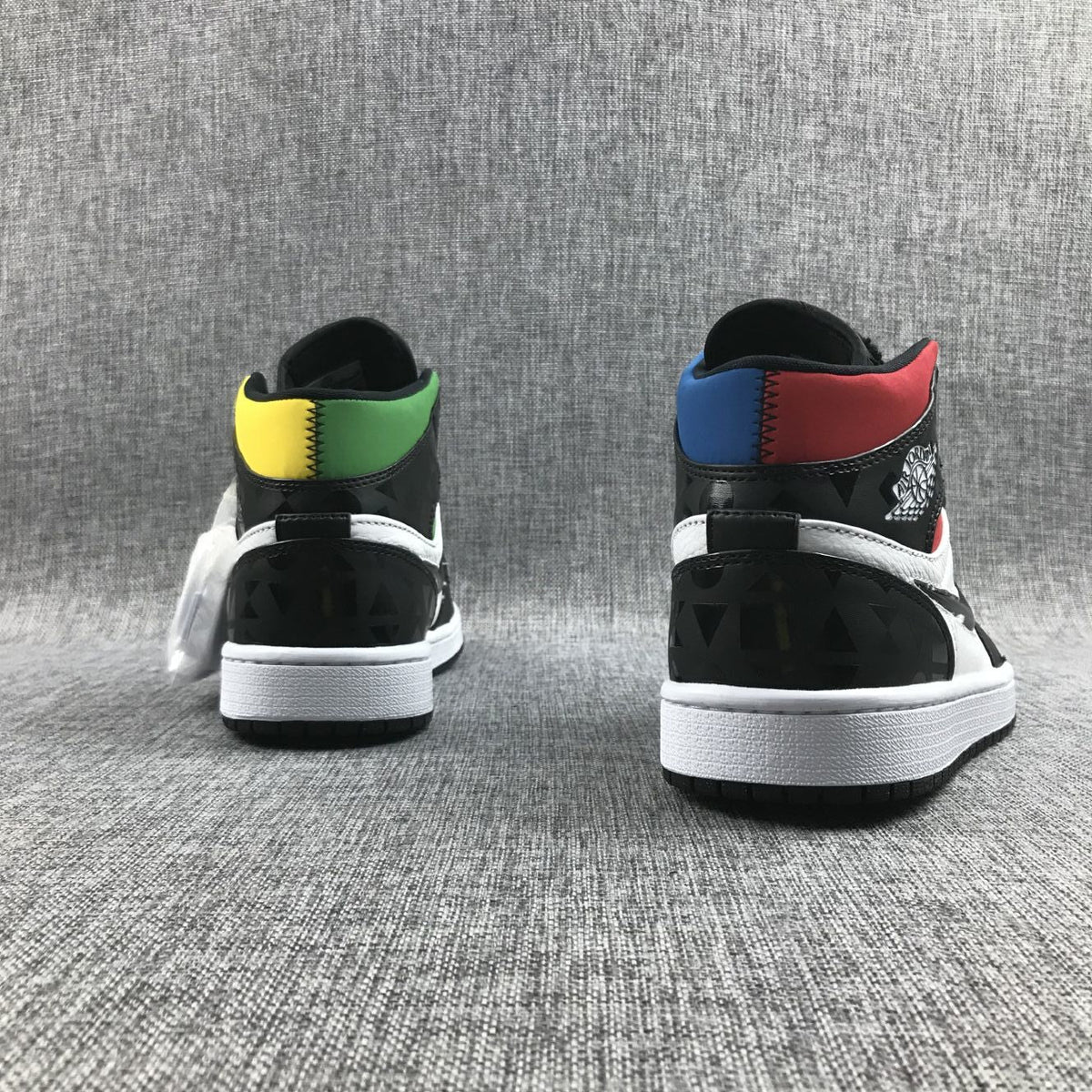 Air Jordan 1 Mid Quai 54 Sneakers Black Multi-Color CJ9219-001
