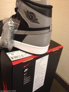Jordan 1 High Grey Black Sneakers