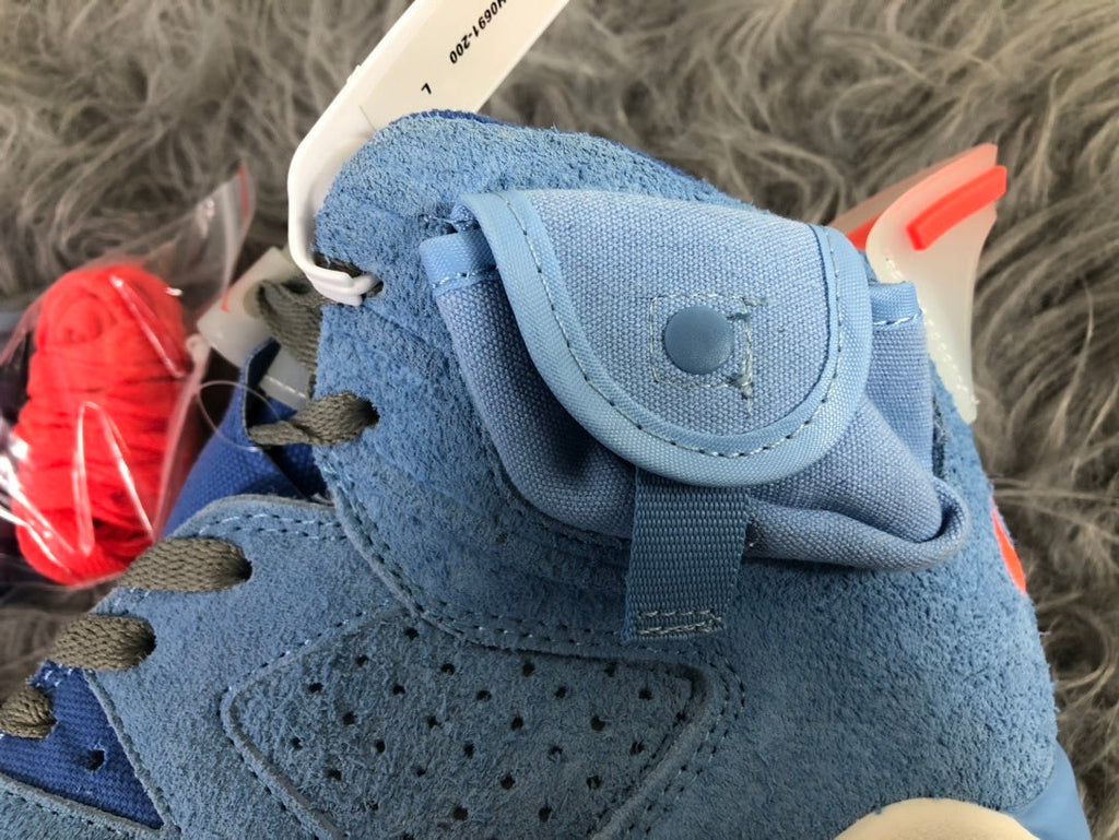 Jordan AJ6 Travis Sky Blue High-Top Sneakers