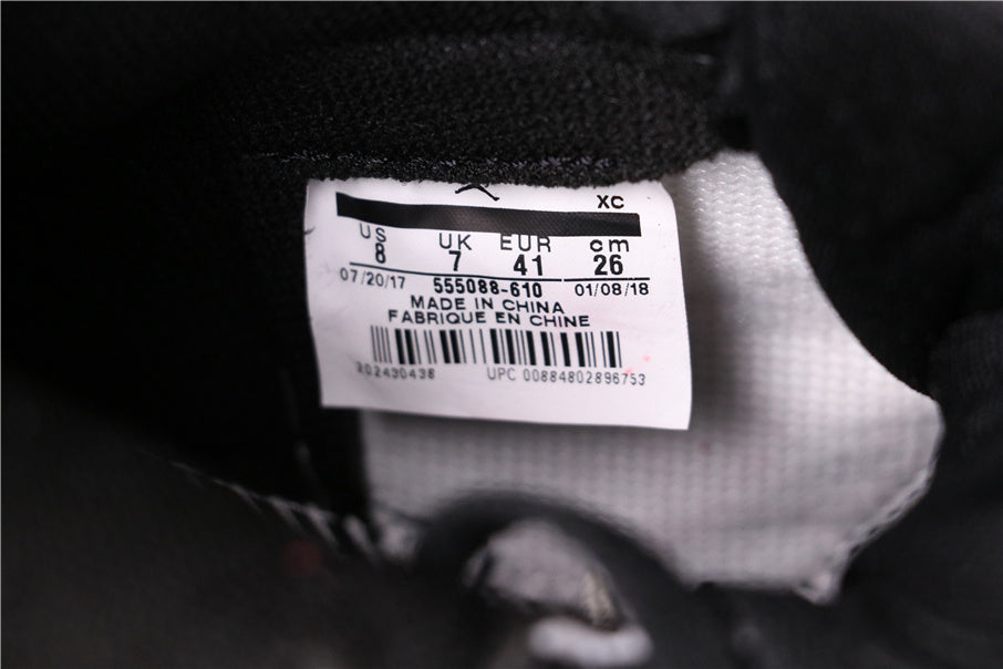 Air Jordan 1 High Bred Toe Black Red White 555088-610