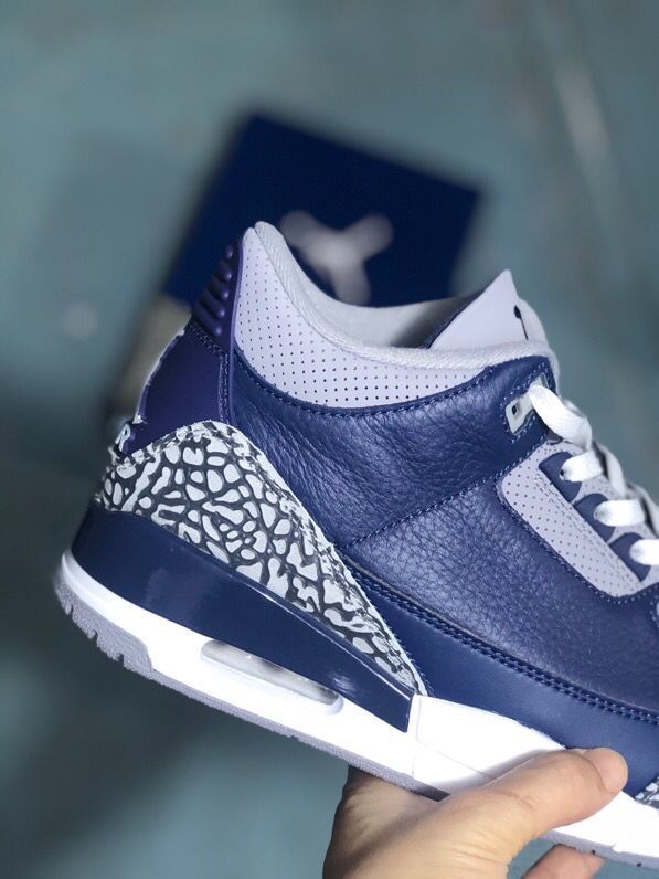 Jordan 3 Midnight Blue Men's Sneakers