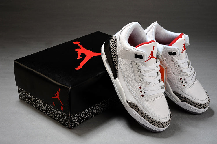 Jordan Air Jordan 3 White Black High-Top Sneakers