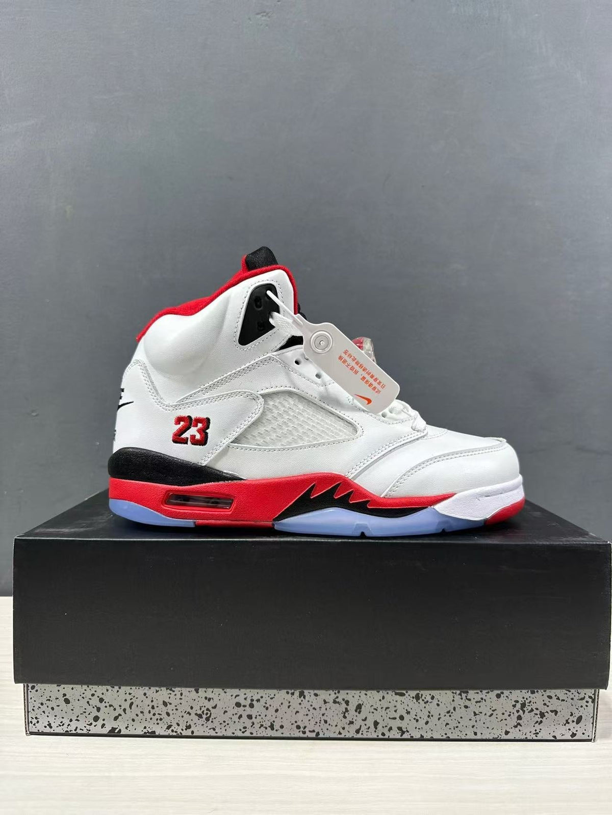 Jordan Air Jordan 5 Fire Red White Black HQ7978-101