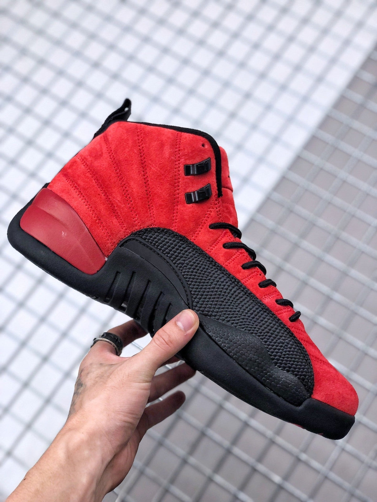 Jordan Air Jordan 12 Reverse Flu Game Red Black CT8013-602