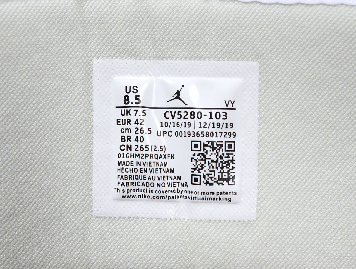 Nike Air Jordan 1 Mid Sneakers White Grey CV5280-103