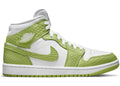 Jordan 1 Mid Green Python (Women's)