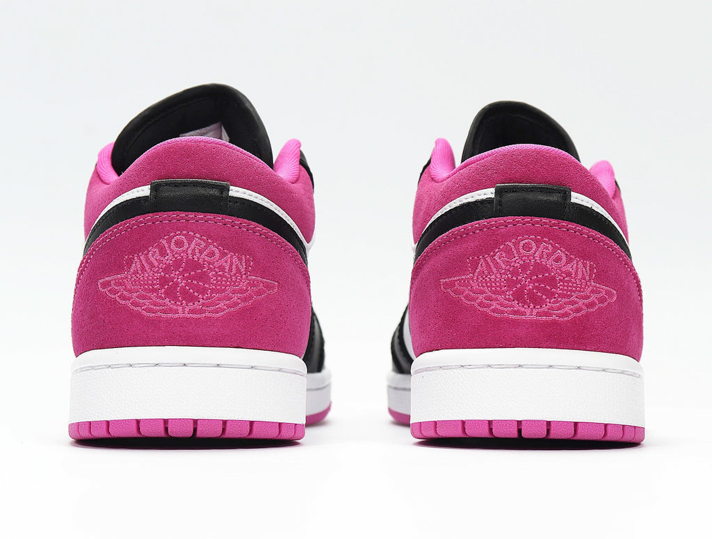 Jordan 1 Low Raspberry Pink Black White Sneakers CK3022-005
