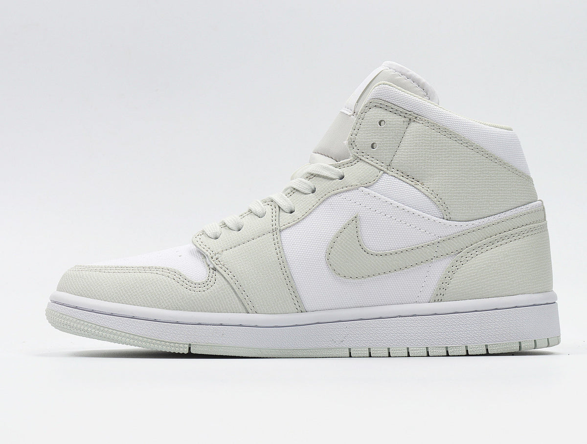 Nike Air Jordan 1 Mid Sneakers White Grey CV5280-103