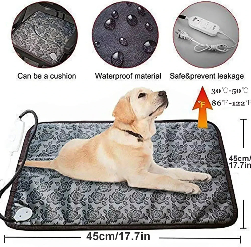 Outdoor Cat House-  Waterproof Electric Warmer for Dogs & Cats,