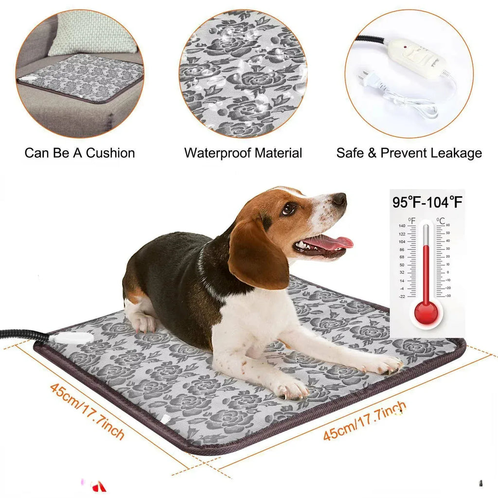 Outdoor Cat House-  Waterproof Electric Warmer for Dogs & Cats,