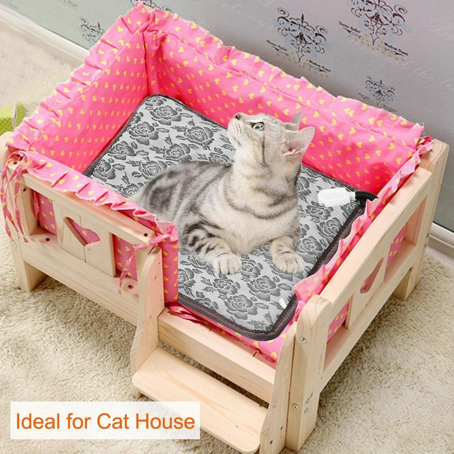 Outdoor Cat House-  Waterproof Electric Warmer for Dogs & Cats,
