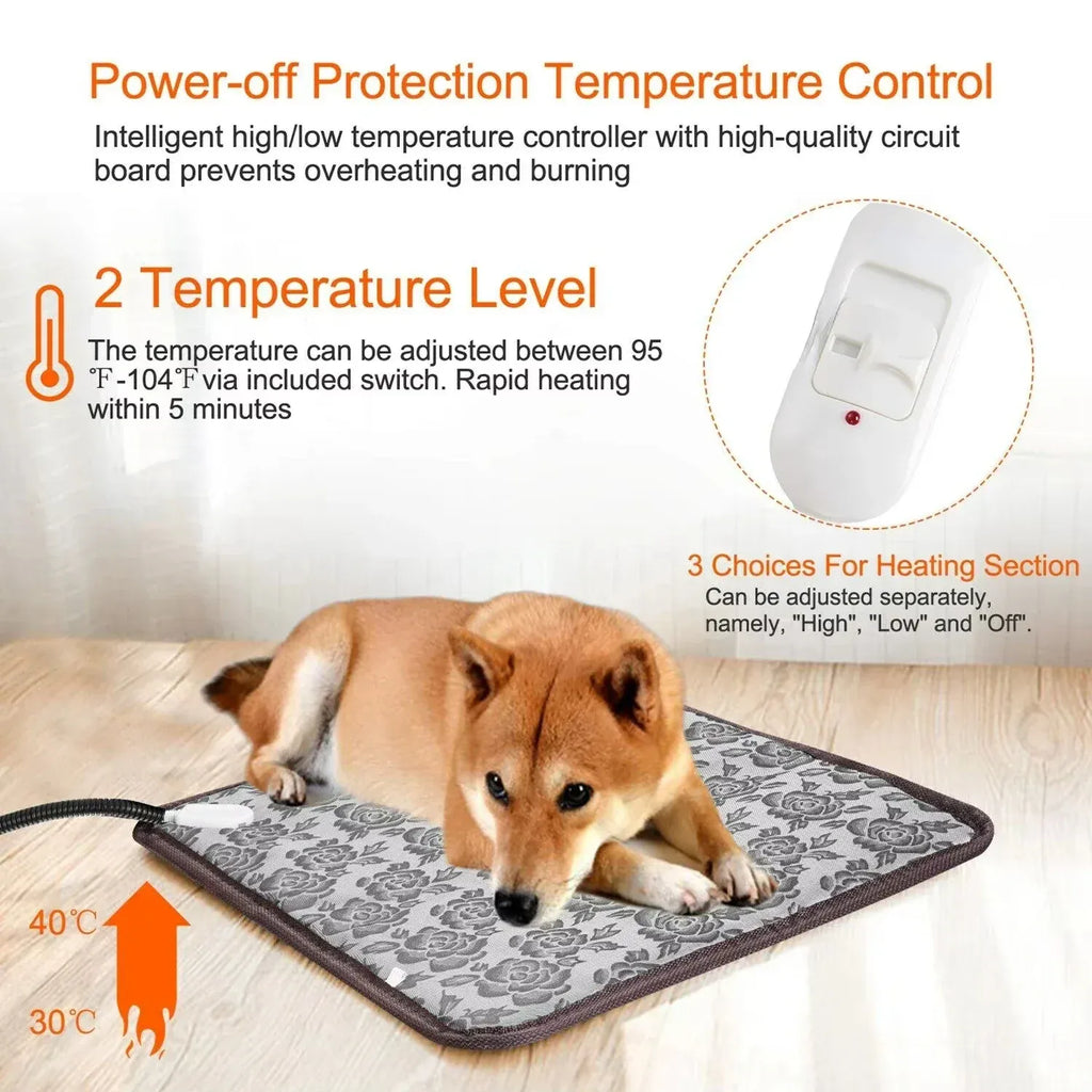 Outdoor Cat House-  Waterproof Electric Warmer for Dogs & Cats,