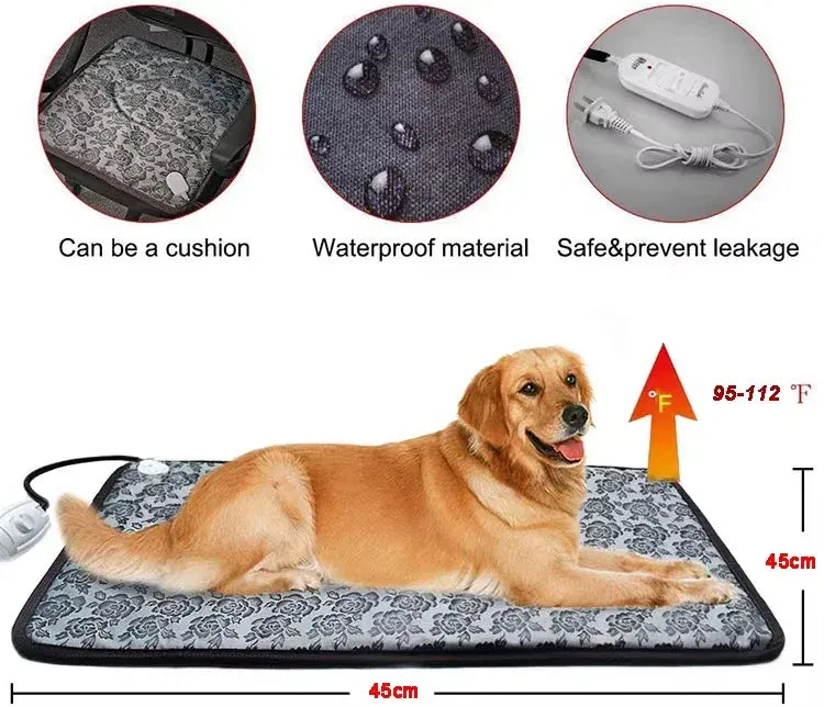 Outdoor Cat House-  Waterproof Electric Warmer for Dogs & Cats,
