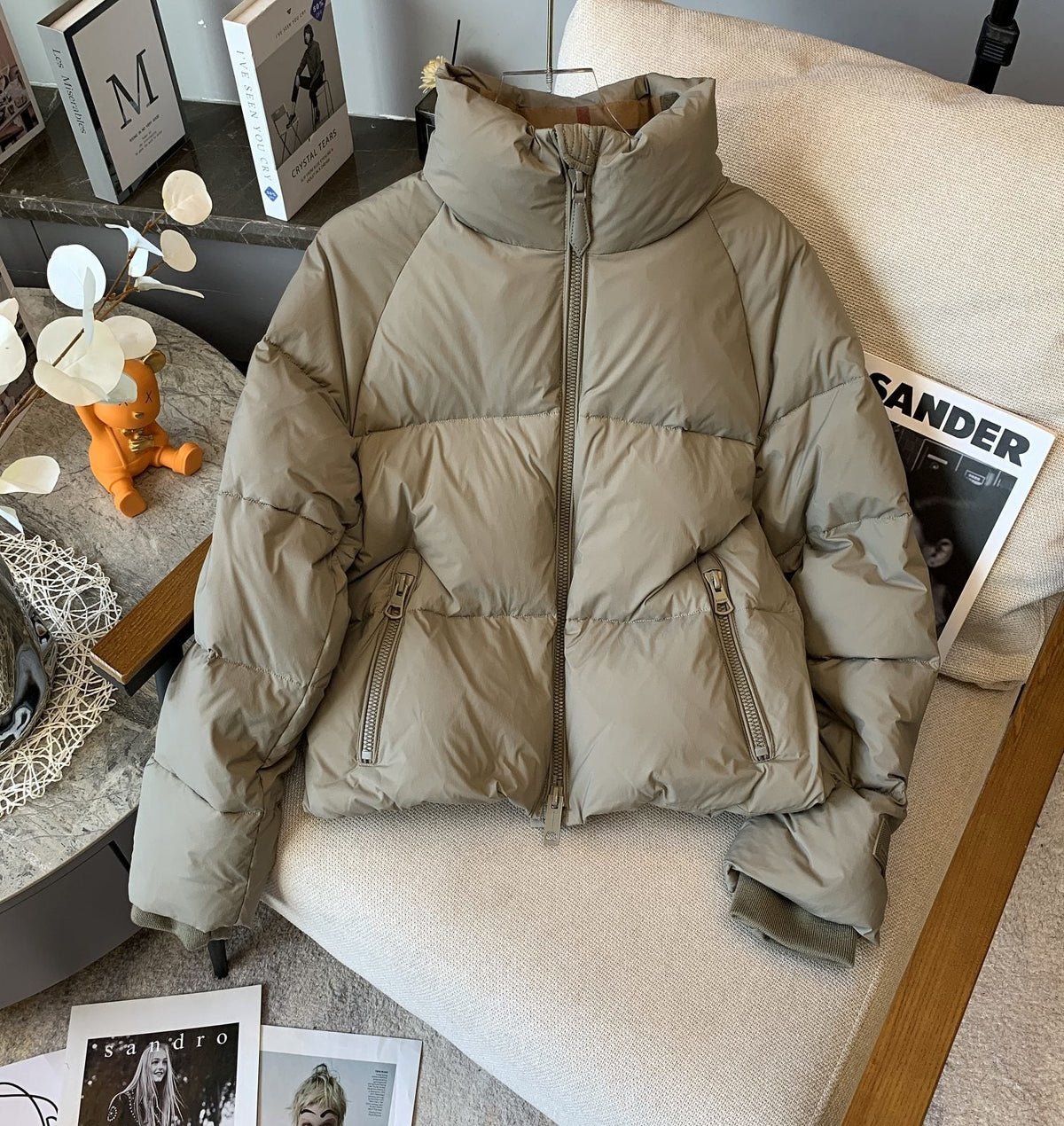 Burberry Short Quilted Puffer Jacket