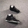 Jordan 4 KAWS Graffiti Black High-Top Sneakers