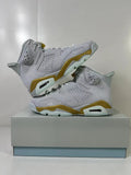 Jordan Air Jordan 6 High Sneakers White Gold Glacier Blue DQ4914-074